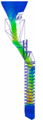 DEM simulation of skip loading