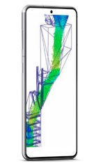 DEM particle flow simulation through a transfer chute